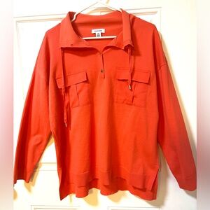 Calvin Klein Collar Knit Long Sleeve Sweater